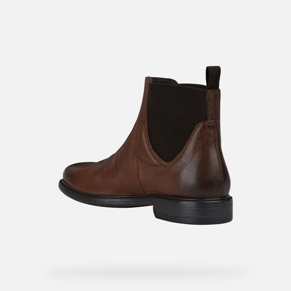 Geox Erkek Bot Koyu Kahverengi - Terence - YHM-486593